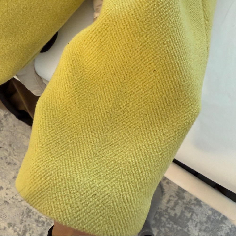 Burberry London Wool Yellow Duffel Coat - Picture 6 of 15